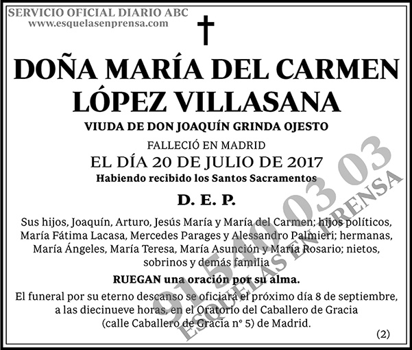 María del Carmen López Villasana
